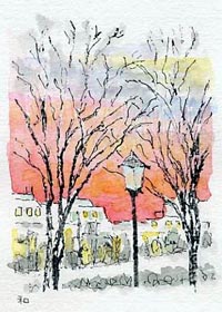 自分の背中を足台に