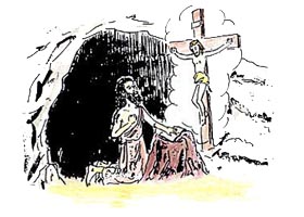 砂漠の若き聖ヒエロニムス